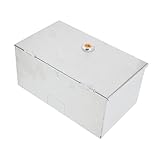 Lurrose Steckdosenschutzbox Außen Elektrische Abdeckung Steckdosenabdeckung Steckdosenschutz Steckdosenschloss Steckdosensicherung Wandschalterschutz Silber Edelstahl