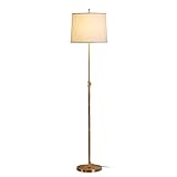 Stehlampe Vintage Stehlampe Höhenverstellbar Stehleuchte mit Lampenkörper Vollkupfer, Augenpflege Leselicht mit geringem Verbrauch für Wohnzimmer, Schlafzimmer,