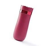 FANSHINUO Tragbare vakuumisolierte Kaffeepresse, Kaffeebereiter, 320 ml Fassungsvermögen, Edelstahl, Reisebecher, Outdoor, Brauer, Edelstahlpresse