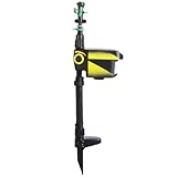 Motion Activated Sprinkler - Solar Powered Motion Detector Garden Water Sprinkler | ABS Outdoor Sprinkler Lawn Animal Automatic Sprinkler System for Farms, Gardens, Outdoor