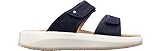 JOYA Vienna II Dark Blue - Damen Sandalen aus glitzerndem Veloursleder - 43