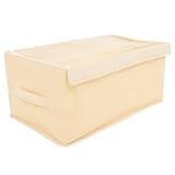 TOYZFRIENDY Stapelbare Aufbewahrungsbox mit Transparentem Deckel Faltbarer Aufbewahrungsbehälter für Kleidung Bettwäsche Vielseitige Leichte Ordnungsbox für Kleiderschrank und Haushalt