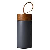 Luejnbogty Isolierte Kaffeetasse, Thermoskanne, Isolierflasche, Mini-Wasserflasche, Reisebecher, Thermobecher, D