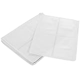 Generisch 100 Stück Selbstklebende Visitenkartenhüllen 6X85cm aus Transparentem Kunststoff Kartenhalter mit Klebefläche für Büro und Organisation