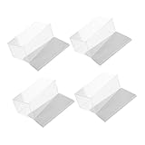 Vaguelly 4 Stück Modellautos Staubdichte Displaybox für Sammler Platzsparend und Leicht Transportierbar