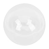 NIYANGLE Transparenter Runder Glaslampenschirm Einfaches Design Lampenabdeckung für Deckenleuchte Tischlampe DIY lichtdekoration Langlebig und Leicht Montierbar für Wohn Geschäftsräume