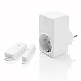 didikit mini Funk-Abluftsteuerung mit Fenster-Magnetkontakt und Funksteckdose für Dunstabzugshaube Kamin Fensterschalter Wireless Fensterkontaktschalter