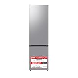 Samsung Kühl-Gefrier-Kombination, Kühlschrank mit Gefrierfach, 203 cm, 390 l Gesamtvolumen, 114 l Gefrierteil, AI Energy Mode, Edelstahl-Look, RL38C600CSA/EG