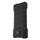 ASUS TUF Gaming AS1000 Plus USB-C 3.2 Gen 2x2 tragbare M.2 NVMe PCIe SSD 1 TB (IP68 Wasser- und Staubschutz, Gehäuse aus Aluminiumlegierung mit Wärmeleitpad, gebündelte NTI Backup Now)