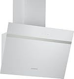 Siemens LC65KDK20 Wandesse iQ100, Dunstabzugshaube zur Wandmontage, 60cm breit, Intensivstufe, LED-Beleuchtung, touchControl, Metallfettfilter, Weiß