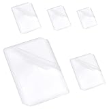 nbeads 150 Stück 5 Größen Foto Heiß Laminierfolien, Transparent Laminierbeutel Folie Fotoschutzfolien Heiße Laminatbeutel Blätter für versiegelte Foto Karte Unterlagen Visitenkarten