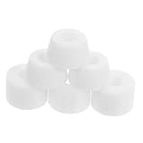 PEPLAYTAL 6 Stück PU Shock Absorber für Rollschuhe Dämpfende Skateboard Truck Bushings Weiß Säule Stoßdämpfung für Indoor Outdoor Skaten Mädchen Zubehör