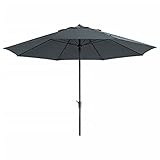Madison Sonnenschirm Timor Luxe 400 cm Grau PAC8P014