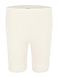 wobera ANGORA Damen-Unterhose bis Knie mit 40% Angora (mediumg, wollweiß)