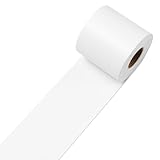 Decotalk Tapeten Bordüre Selbstklebend Vinyl Sockelleiste 7.6X600cm Dekorative Tapetenbordüre Selbstklebende Home Bordüre Küche Tapetenbordüre Pvc Für Badezimmer Wohnzimmer Reines Weiß