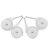 FOYTOKI 4 Stück Teiliges Ersatzrad Laufhilfe Kunststoffräder mit Schrauben Stabile und Langlebige für Kinderlaufwagen Geeignet für Indoor und Outdoor Nutzung