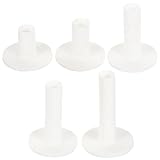 Toyvian 5 Stück Teiliges Profi Golf tees Flexiblem Silikon Stabile Golfschläger ballhalter für Indoor Outdoor Training Verschiedene Kopfgrößen Optimiert für Längere Schläge und Präzises