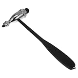 Veemoon Schlaghammer Medizinische Ökonomie-Percussion neurologische Perkussion schlagbohrhammer multifunktionshammer neurologischer Hammer praktischer Diagnosehammer Rostfreier Stahl Black