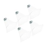 iplusmile 5 Stück Isolierabdeckung Pflanzen grüne Hausabdeckung Zubehör für Gewächshäuser Blumentopfabdeckungen erhöhte Bettdecke Hochbeet-Gewächshausabdeckung Plastik Transparent