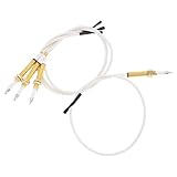 DECOMELODY 4 Stück Keramische Zündnadeln für Gasöfen mit Flammenzünder und Abschalt Nadel Passend für Verschiedene Langlebig und Auslaufsicher