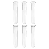 BESPORTBLE 6 Stück Reagenzglas Vase aus Glas 15cm Transparent für Hydrokultur Pflanzenvermehrung und Dekoration im Büro Zuhause