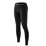 Smatstyle Kompressionshose Herren Sport Leggings Laufhose Lang Tight Atmungsaktiv Baselayer Leggings Trainingshose für Fitness Joggen Basketball (as3, Alpha, x_l, Regular, Regular, Reines Schwarz)