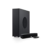 Teufel CINEBAR ONE+ - Ultra-Kompakte Soundbar mit platzsparender Subwoofer, Dolby Audio, Dynamore Ultra, Bluetooth 5.0 aptX, Touch-Panel - schwarz