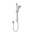 hansgrohe Vernis Blend 04969820 Handbrause mit Gleitstange und Schlauch, 27,9 cm, 3 Strahlarten, Rain-IntenseRain, Handbrausekopfsystem aus gebürstetem Nickel, 04969820, 2,5