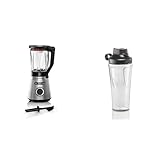 Bosch Standmixer VitaPower Serie 4 MMB6382MN & ToGo-Flasche MMZBT01B, Smoothie-ToGo-Flasche 0,6 L, bruchsicher