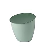 Mepal - Küchenabfalleimer Calypso - Kleiner Mülleimer mit Deckel - Komposteimer Küche - Ideal für die Küchenorganisation - Küchenhelfer & Spülmaschinenfest - 2200 ml - Nordic sage