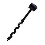 Linnkyfloa Outdoor DIY Reibbohrer mit einschneidigem Design für präzises Bohren in mehreren Holzbearbeitung und Survival-Anwendungen (16 x 230 mm)