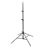200 cm/78,7 Zoll 4-Leg-Metall-Leuchtständer Einstellbarer Fotografie Stativständer 1/4 Zoll Schraube für Studio Reflektor Softbox LED Video Light Ring Light Photography Accessoires