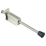 Türstopper mit Fußpedal aus Edelstahl, robust, für Garagentore und Haustüren (250 mm)