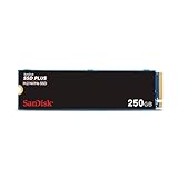 SanDisk SSD PLUS M.2 NVMe SSD 250 GB (M.2 2280, PCIe Gen 3.0, einfache Installation, Western Digital Dashboard, 3 Jahre Garantie)