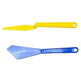 OUNONA 2 Stück Auto Folienrakel Schaber Kunststoffwerkzeuge für Vinyl Installation für Glatte Kanten Blasenentfernung und Kratzerreduzierung