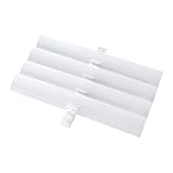 KOMBIUDA Windschutzscheibe der Klimaanlage Conditioner einstellbar entlüften Klimaanlagen-Deflektor für zu Hause Einschluss-Klimaanlagen-Deflektor Klimaanlagendauer pp Weiß