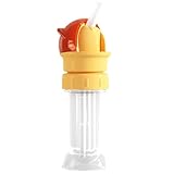 Wasserflasche Top Adapter - Silikonflasche Top Spout Ersatz - Flaschen -Topper -Auslauf für die meisten Standardflaschen, Wasserflasche für Kinder