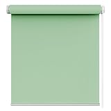 Dachfensterrollo, 120 x 220 cm, ohne Bohren, lichtdurchlässig und verdunkelnd, tragbare Fensterblenden für Schlafzimmer und jeden Raum, weiches Grün