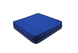 PEPE Mobility - Antidekubitus Sitzkissen Rollstuhl (42 x 42 x 8 cm), Orthopädisch, Memory Foam, Dekubitus Blau - Made in Europe