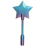 3D-Gedruckter, Stern-Zauberstäbe, kontaktloser Zahlungskartenhalter, für Kinder, Shopping, Geschäft, Supermarkt, Restaurant (16,5 x 3 x 37 cm)