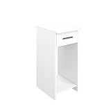 Vicco PC-Schrank Odin, PC Regal, Weiß, 35.1 x 45 cm