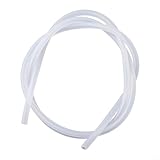 Jotekonoby Silikon-Milchschlauch für Kaffeemaschine, flexibler Wasserschlauch, hitzebeständig, transparent, 3 mm x 6 mm, 1 m Länge, kompatibel mit Saeco und Gaggia