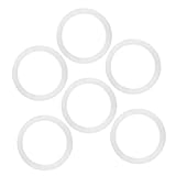FUNNETOYU 6 Stück Teiliges Silikon Dichtungsring für Espressokocher Flexible Langlebige Kaffeemaschinen Dichtung Bpa Frei Einfache Montage Geeignet für Mokakanne Küchenzubehör