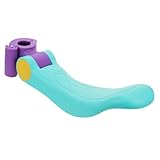 DECOMELODY Verstellbarer Scooter Sitz mit Klappbarem Ergonomischem Polster Kompatibel für Elektro und Kickroller Höhenverstellbar Faltbar Weicher Sitz für Längeren Fahrkomfort