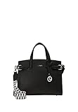 L.CREDI Damen Tasche Henkeltasche Schultertasche Shopper Umhängetasche Isante Henkeltasche Synthetik uni Handtasche Tasche