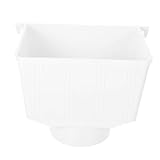 WOONEKY Dachrinnen Abfluss Umlenker für Regenwassersammlung Einfache Installation Langlebige Konstruktion Maximierte Wassersammlung für Gartenprojekte und Bewässerungssysteme