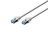 DIGITUS LAN Kabel Cat 5e - 3m - CCA Netzwerkkabel Mit RJ45 - SF/UTP Geschirmt - Kompatibel zu Cat-6 & Cat-5 - Grau