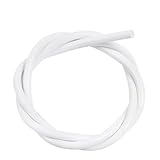 1 Stück flexibler, wasserfester Silikonschlauch – 5 mm, 4 mm, 3 mm Innendurchmesser – Strapazierfähiger Gummischlauch for Architektur und Sanitärinstallationen(White,1meterx6mmx8mm)