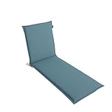 LILENO HOME Sonnenliege Auflage als [1er Set - Rollliege] in Aqua - Gartenliegen Auflage perfekt für Strandliege - Polster Auflage für Gartenliege (190x60x5cm) Malt