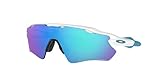 Oakley Herren Radar Ev Path 920857 Sonnenbrille, Mehrfarbig (Polished White), 40